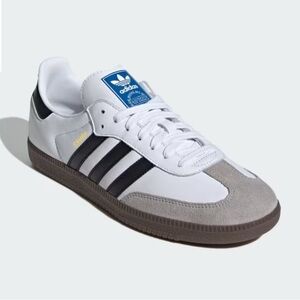 Adidas Sambas White and Black Sneaker